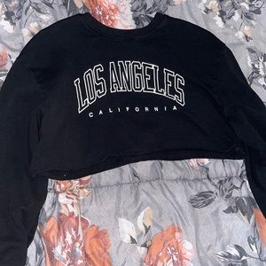 Los Angels cropped sweatshirt from SHEIN